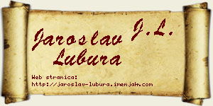 Jaroslav Lubura vizit kartica